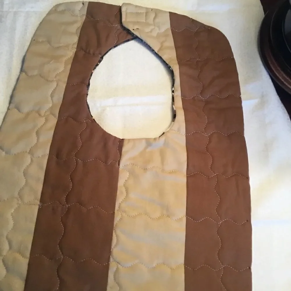 3/$25 or $12 ea.  NWT Handmade Quilted Reversible Baby Bib.